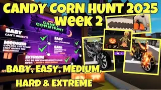 All location *Baby, Easy, Medium, Hard & Extreme* CANDY CORN HUNT 2025 Week 2 |Brookhaven 🏡RP ROBLOX