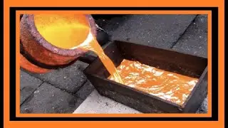 10 KG KOPERBAREN SMELTEN EN GIETEN