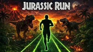 JURASSIC RUN 🦖 | First Person Immersive Dinosaur Escape Workout
