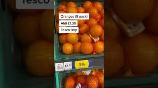 ALDI vs TESCO price comparison 👀 Are you surprised ? #tesco #aldi #pricecomparison #savingmoney