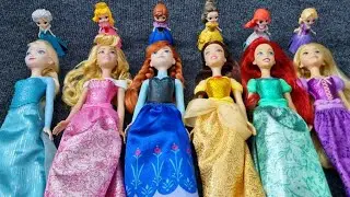 Cute Miniatures Disney Princess Frozen ELSA & Annall! elsa satisfying unboxing