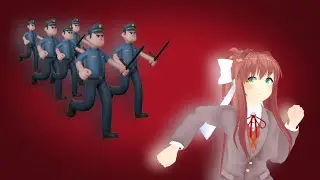 Monika Tries To Escape Prison In VRChat!