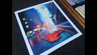 City Oil Pastel Art\Pastell-&Ouml;lkreide Kunst\油画棒画\油粉彩