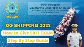 DG SHIPPING ONLINE EXIT EXAM  GUIDE LATEST METHOD 2022 | DG SHIPPING EXIT EXAM KAISE DE ? STCW |