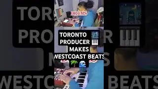 Toronto Producer loves Making Westcoast Beats 🔥 #kendricklamar #drake #mpckey61 #musicproducer