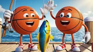 Father and Son Basketball Fishing Adventure 🏀🎣 Fun Kid Safe Story