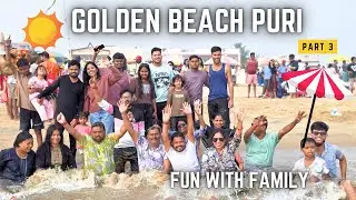 Golden Beach Me bahot Maja Aya 😍l Exploring Sun Temple, Konarak l Part 3 #pankajsonwani