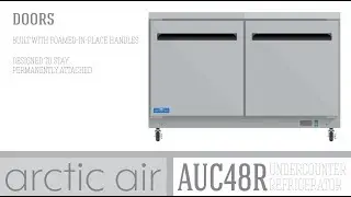 Arctic Air Two Section Undercounter Refrigerator