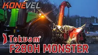 Tokvam F280H Monster hydraulinen lumilinko | Lumen kuormaus kaupunkialueella | Lahti | Konevel
