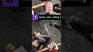 Never sneak up on a Viking. #survivethenights #lightsout | kenny_the_viking on #Twitch