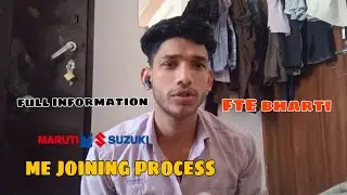 How to join Maruti Suzuki? | Full information hai bhai | #vlog #job #joining 