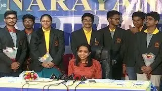 Narayana Press Meet | JEE Students Secure Top Ranks 2018 | TV5 News