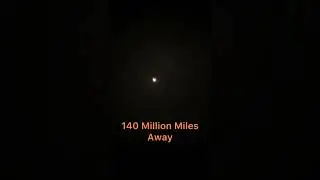Mars Through My Celestron Astromaster 130 EQ #telescope #Mars #moon