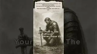&ldquo;The Warrior&rsquo;s Truth: Pain Builds Power&rdquo; #warriormindset #successmindset #shorts