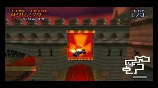 Crash Team Racing CTR How to beat Ntrophy in Cortex Castle