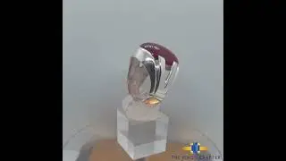 Dark Red Ruby Ring , Anari Yaqoot Ring , Big Ruby Ring , 925 Silver Ruby Ring , Mens Ruby Ring ,