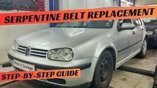 Замена приводного ремня на VW Golf 4 1.9 TDI ALH