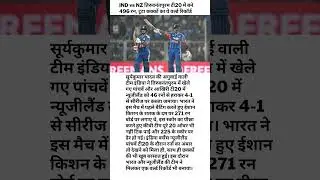 IND vs NZ तिरुवनंतपुरम T20: 496 रन, छक्कों की बारिश 🌧️💥 | World Record Broken