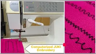 JUKI Embroidery machine for beginners