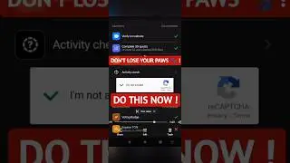 Paws latest update! DO THIS NOW OR LOSE YOUR PAWS! #airdrops #crypto