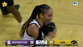 Hannah Stuelke leads Iowa women past determined Northwestern with 26 points on 10-17 shooting