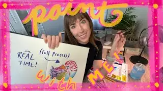 Soft Spoken Cozy Art Tutorial In Real Time | SketchCare Episode 2