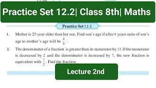 Practice set 12.2| class 8| math| chapter -12 Equation in one Variable| @ F.N Tutorial 