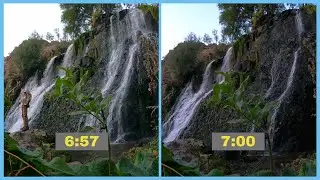 At exactly 7pm, this huge Waterfall&hellip;STOPS?