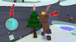 Secret Tunnel & Gaint Reindeer in Secret Place! Super Bear Adventure Game