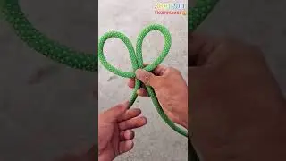 DIY. Простой узел. Уздца для лошади из веревки. Веревка дома. Просто и удобно. Лайфхак. #зоотроп