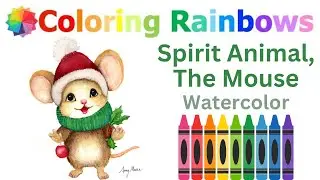 🐭SPIRIT ANIMAL, THE MOUSE!! 🐭Let's PAINT🐭