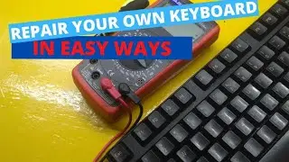 How to Repair Damaged Computer Keyboard of one or more keys | Perbaikan Keyboard PC
