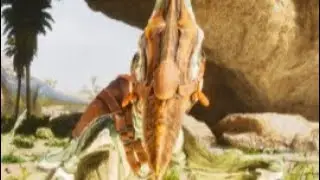 ARK Survival Ascended part 2 [trying to tame a pterodactyl]