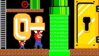 Mario and Mario Odyssey vs the Giant Key Golden Maze Escape