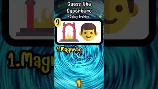 Guess the SUPERHERO by Emoji! Marvel & DC Superheroes Emoji quiz #shorts #quiz #marvel #dc