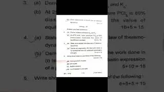 Chemistry generic elective question paper|Chemistry GE-2 for zoology honours Ranchi University