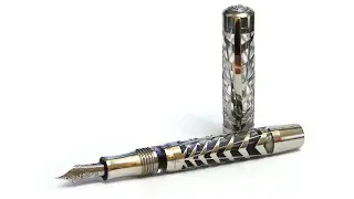 Обзор перьевой ручки Visconti Watermark Silver Moon, LE, 2016