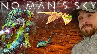 No Man's Sky is Absolutely BEAUTIFUL! (And We FINALLY GO SWIMMING) | First Time Playing NMS