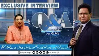 Q&A with PJ Mir | Firdous Ashiq Awan Exclusive Interview | 07 May 2019 | Aap News