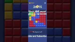 block blast secret glitch to 1M SCORE