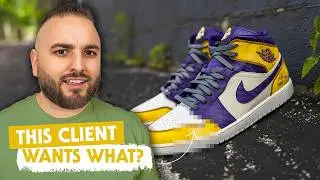 Я нарисовал СТРАННУЮ кастомную модель Jordan 1