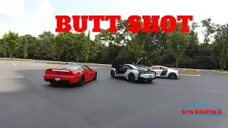 Tons of Exotic Cars At  Nashville Cars and Coffee Ferrari's Lamborghini and More