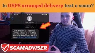 USPS the arranged delivery for the package/parcel text - is it scam or legit? How to react?