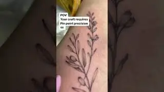 Fresh Fine Line Tattoo #finelinetattoo #howtotattoo