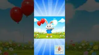 🐰 Bunny Counts 1, 2, 3! | Super Fun Numbers Song for Kids #kidscartoon #kidsshorts #viralkids