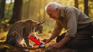 Old Man Feeds a Bobcat for Months  One Day, it Brought Him a Gift That Made Him Break Down in Tea