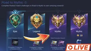 LIVE🔴 Road To Mythic MLBB