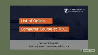 List Of Computer Course at TCCI