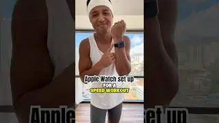 How to set up your Apple Watch for a speed workout ⌚️⏱️ #speedwork