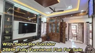78 Lakhs - 15 Months Old - Beautiful & Fully Furnished 2BHK Flat For Sale in Hyderabad